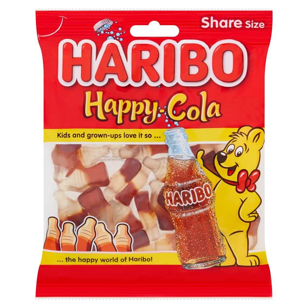 61akzmUJqrL Haribo Happy Cola 160G - Image 1