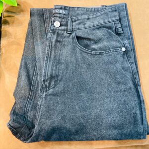 Enzon Loose Straight Denim – Black Acid