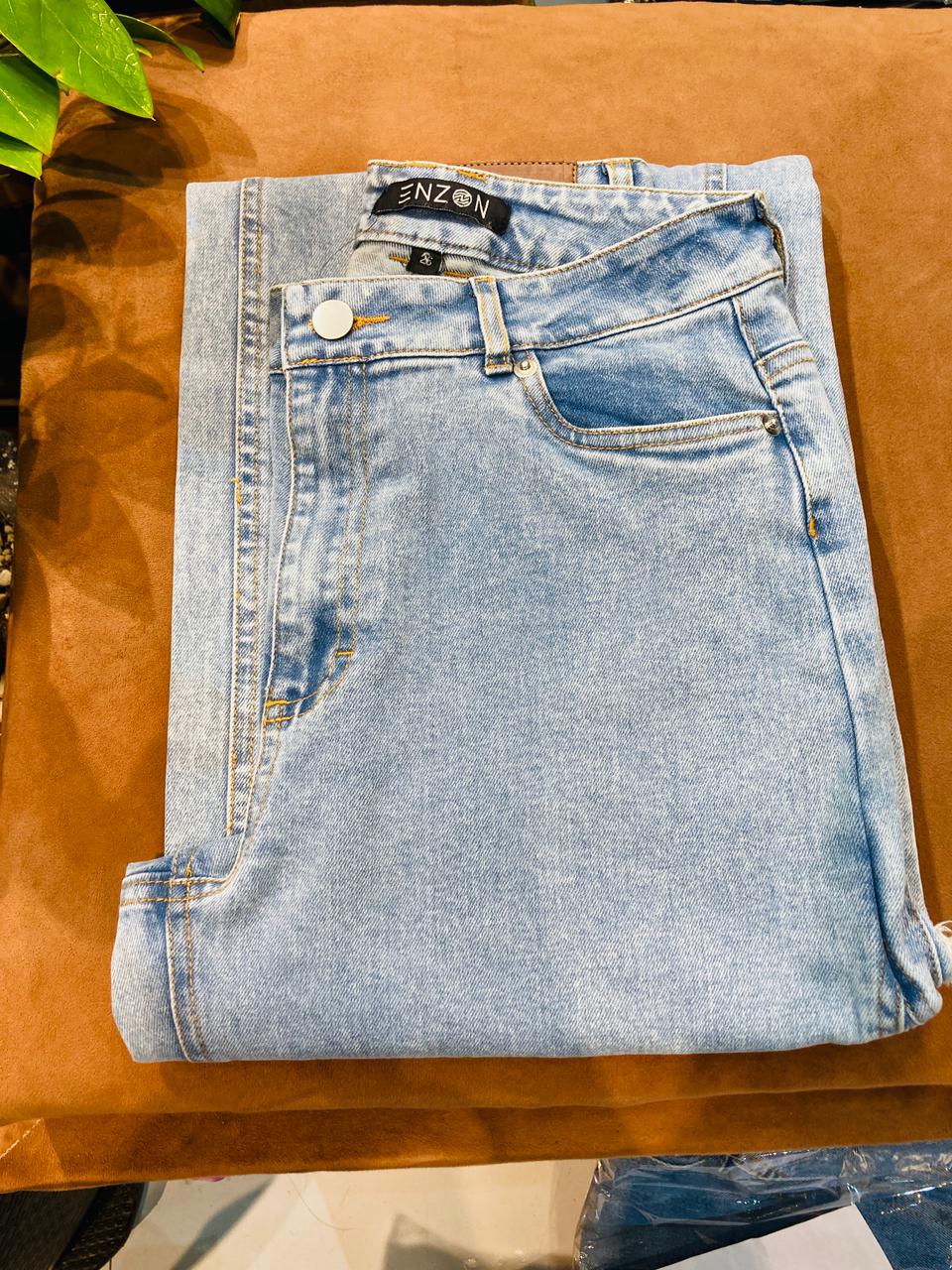 Enzon_Womens_Wide_Leg_Denim_-_Moon_Wash134842-img Enzon Womens Wide Leg Denim – Moon Wash - Image 1
