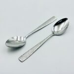 Textured Handle Stainless Steel Spoons – 6 Piece Set - Image 2