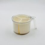 3-Compartment Airtight Spice Storage Jar Set with Spoons - Image 2