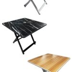 Picnic Table – Foldable (marble/wood finish)