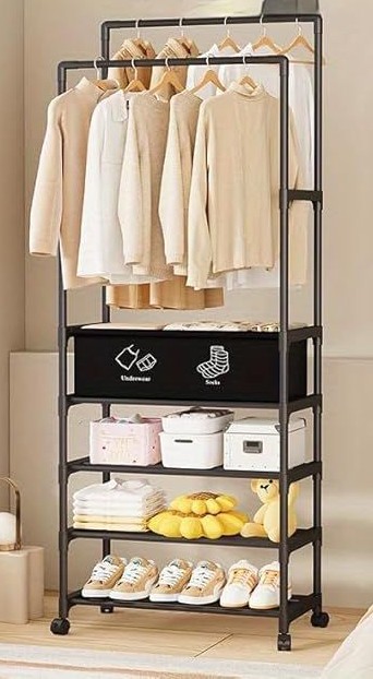 WhatsApp Image 2026-05-25 at 19.25.53 Multi Cloth Rack (Multifunctional Shoe & Hat Rack) - Image 1