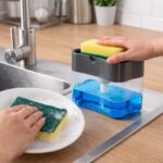 Blue Soap Pump