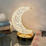 Moon-Shaped LED Table Lamp