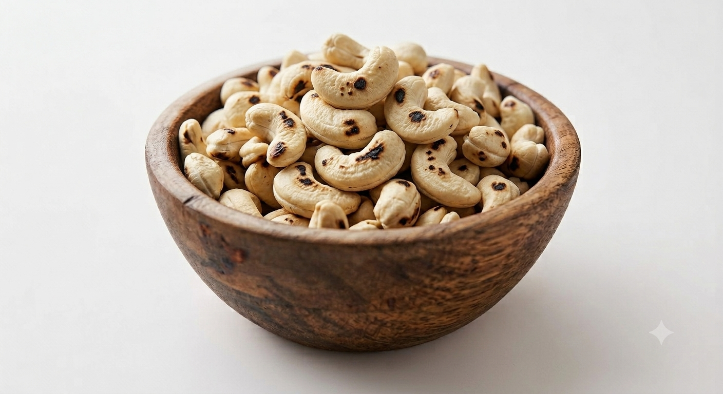 Burnt-Full Burnt Cashews (Whole Nuts) 500g - Image 1