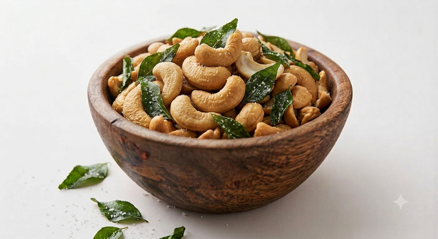 CurryLeaves-Full Curry Leaves Cashews (Whole Nuts) 500g - Image 1