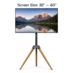 Wooden TV Tripod Stand