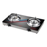 SGT-6000 SUGA GAS COOKER-GLASS TOP-2B-ROUND TRIVET 2burner
