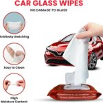 Automotive Glass Cleaning Wipes - 40 Pieces