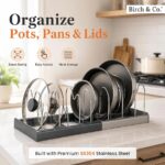 Adjustable Plate, Pan & Lid Rack