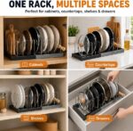 Adjustable Plate, Pan & Lid Rack - Image 3