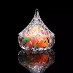 Decorative Glass Candy Dish with Lid - Image 3