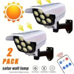 Solar Motion Sensor Wall Light with Remote - Image 3
