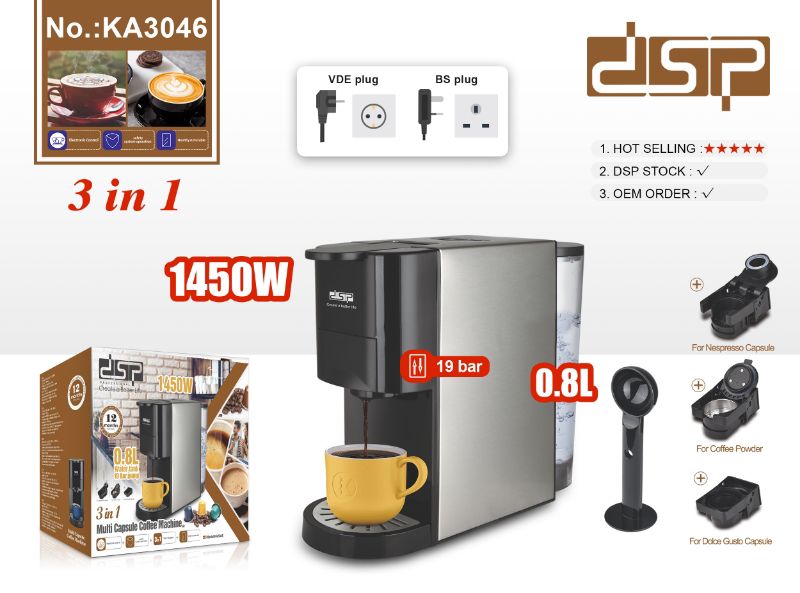 WhatsApp Image 2026-09-14 at 12.21.56 DSP 3-in-1 Multi Capsule Coffee Machine KA3046 - Image 1