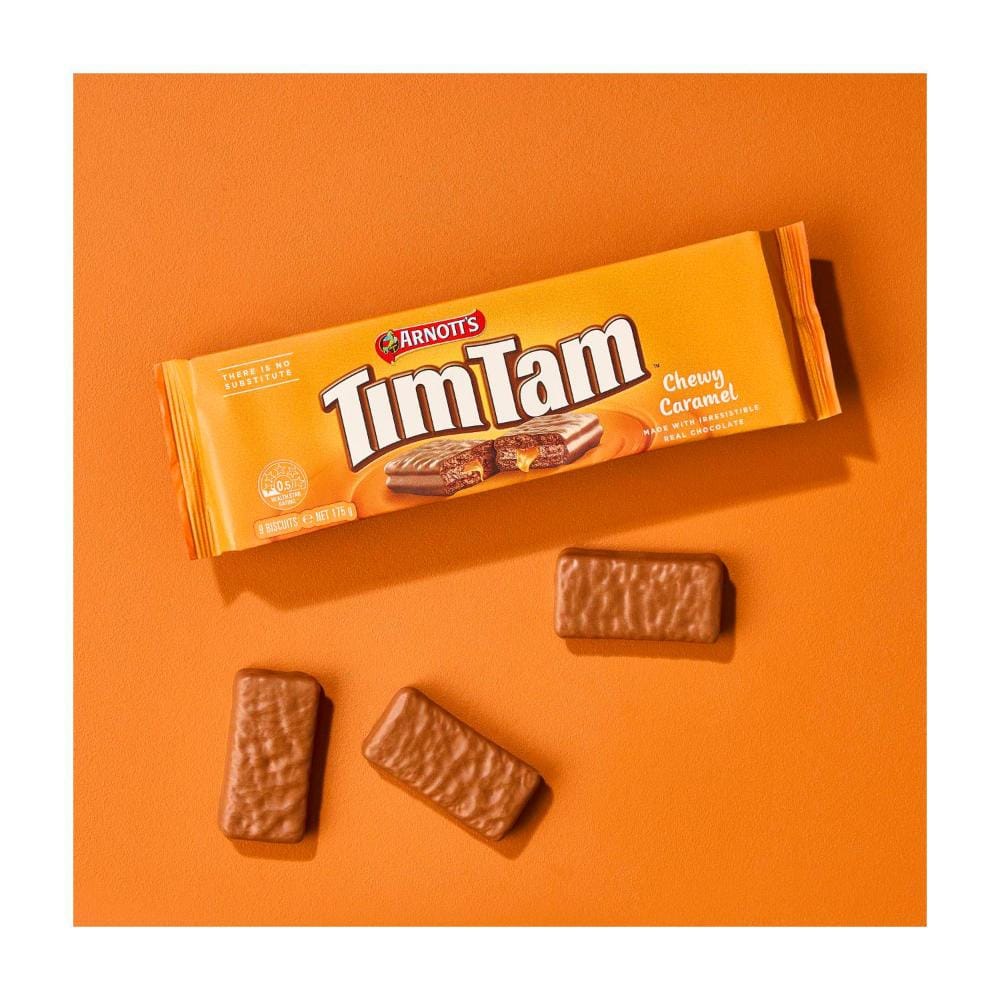 WhatsApp Image 2026-09-14 at 14.39.10 (1) Arnott's Tim Tam Chewy Caramel Biscuits 200g - Image 1