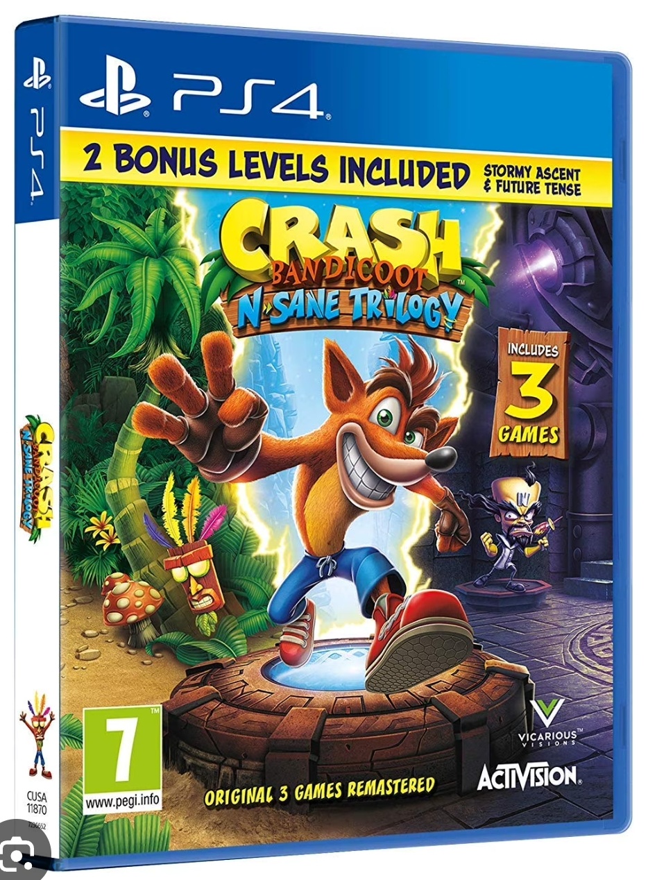 WhatsApp Image 2026-09-21 at 15.32.4411 Crash Bandicoot N. Sane Trilogy - PlayStation 4 - Image 1