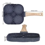 4 Holes Non-Stick Fry Pan - Image 3