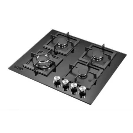 EUCTG60BK-Q-450x450 Euro 4 burner Glass Cooker Hob Black - EUCTG60BK/Q - Image 1