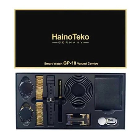 Haino-Teko-GP-10-450x450 Haino Teko Smart Watch Combo Pack – GP10 - Image 1