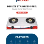 Pioneer 2 Burner Stainless Steel Gas Stove - PGS-RB22